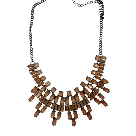 Pink Bejeweled Necklace - Picture 2 of 8